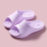 Nouvelles pantoufles d'intérieur antidérapantes confortables avec soutien de la voûte plantaire et fonction de massage, respirantes pour l'automne, idéales pour la salle de bain