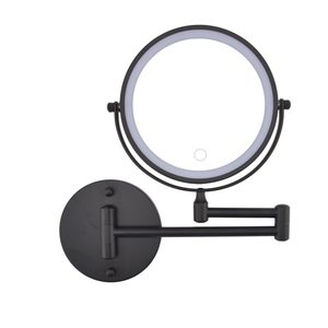 Wall Mounted Makeup Mirror Extension Mirror Double Sided Magnifying Rechargeable Makeup Mirror with LED