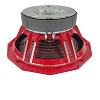 Subwoofer 18SDP3000 18 pouces à cône en fibre de carbone avec cadre rouge, 3000W RMS, bobine vocale de 5 pouces, aimant à 2 couches de 280 mm pour stades, grandes manifestations et événements en extérieur