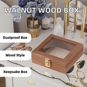 Wooden <b>Box</b> Hinge Lid Solid Pine Wood <b>Keepsake</b> Gift Boxes Wood Storage <b>Box</b> From India By Falak World Export - Product Image 2