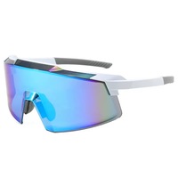 Lunettes de cyclisme, lunettes de sport pour la conduite en plein air, monture en PC, verres anti-lumière bleue, polarisées, miroir, protection UV pour la conduite