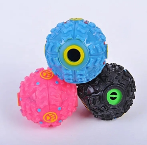 Hot-selling Eco-Friendly Voiced <strong>Ball</strong> <strong>Vinyl</strong> Durable Interactive Squeaky Chew Food <strong>Balls</strong> Creative Pet <strong>Dog</strong> <strong>Toys</strong> - Product Image 4