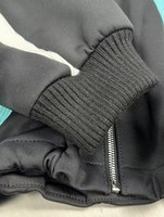 Veste matelassée personnalisée en toile Yingling pour l'hiver, avec ourlet à cordon de serrage, col montant vintage, coupe courte et épaules tombantes