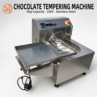 TUORONG Nouvelle Machine à Tempérer le Chocolat de Comptoir 8 kg avec Table Vibrante, Machine de Tempérage Précise du Chocolat avec Plateau Vibrant