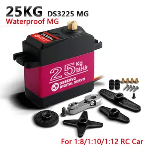 Hoge Koppel DS3225MG 25Kg Waterdichte Metal Gear Digitale Servo Motor DS3225 Voor 1/8 1/10 1/12 Rc Auto Hsp Baja boot Robot