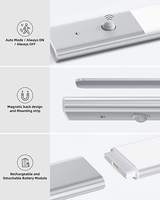 Éclairage intérieur ultra-mince Usb Rechargeable Batterie Amovible Armoire de Cuisine Placard Armoire Led Détecteur de Mouvement Lumière