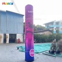 Publicité personnalisée Tube gonflable affichage géant gonflable LED éclairage colonne gonfler pilier étanche à l'air Totem