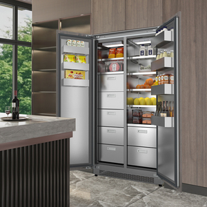 Réfrigérateur côte à côte 540L, <span class=keywords><strong>encastrable</strong></span> ou autoportant, 1030 mm, avec congélateur bas, refroidissement Inverter, distributeur de glace et panneau LED - Product Image 4