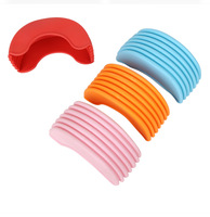 Clip à hamburger rétractable lavable, boîte à hamburger réutilisable, moule à hamburger fixe, porte-hamburger en silicone