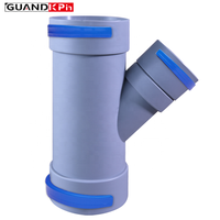 Accessoires en plastique PP de qualité supérieure, directement de l'usine, pour tuyaux de plafond en HDPE pour système de ventilation d'air frais HVAC