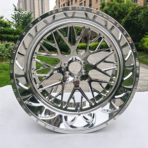Rines de Aluminio Forjado Cromados Personalizados para Camioneta, 20x12 22x12 24x14 26x14 28x16 8x170 8x180 Pulgadas, 6x135 6x5.5 5x127 - Product Image 2