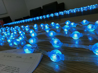 Guirlande lumineuse de Noël à LED 3D de 25 mm de diamètre, pixels SMD3535, pour extérieur et intérieur, en plastique, 360 degrés, contrôle par application, IP68