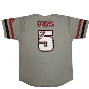 Camiseta de Béisbol Unisex Personalizada 100% Poliéster, Ropa Deportiva para Adultos, Transpirable, de Secado Rápido, para Béisbol y Sóftbol, Tallas Grandes - Product Image 2