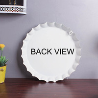 Bienvenue dans la MAN CAVE – Décoration murale vintage en métal pour café, pub, bar, club, garage – Panneau rétro en forme de bouchon de bière – Vente en gros, personnalisable