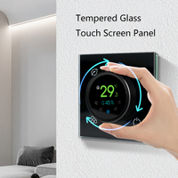 Termostato inteligente de 12V/24V, controlador de temperatura ajustable, interruptor de Control, termostato de pared Digital sensible