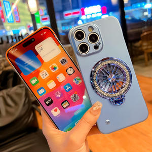 360 ° Giratorio Spinner Stand Ring Holder Antideslizante <span class=keywords><strong>PC</strong></span> <span class=keywords><strong>Hard</strong></span> Back Cover para iPhone 16 Pro Max Smartphone Case - Product Image 4