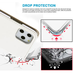 Per il <span class=keywords><strong>iPhone</strong></span> <span class=keywords><strong>11</strong></span> Pro Max Protezione Libro DELL'UNITÀ di elaborazione Della Copertura Del Telefono Mobile Con Funzione Cavalletto - Product Image 2