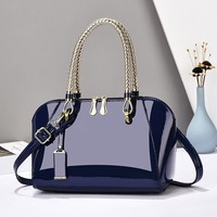 Sacs à main pour femmes en cuir PU breveté 2026, sacs à main brillants, sens de la haute couture, grande capacité, sacs à main pour femmes, nouvelle mode, sac bandoulière