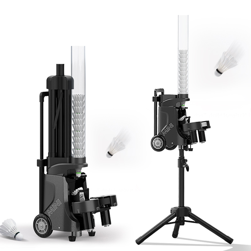 HOT Wholesaler Price Badminton Ball Shooting Machine PUSUN PB MINI PRO Shuttlecock Feeder APP Control Badminton Training Robot