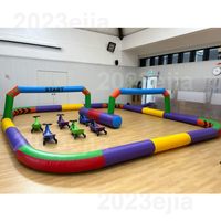Piste de course gonflable commerciale en PVC Piste de course gonflable Go Karting Piste de course gonflable Rc pour quads