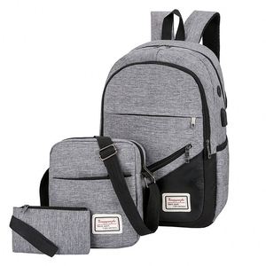 Mochila ejecutiva de gran capacidad con varios compartimentos, ideal para estudiantes universitarios y viajes cortos de trabajo. - Product Image 2