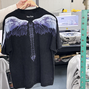 Camiseta de gran tamaño personalizada 275g con impresión de lavado ácido 100% algodón para hombres, fabricantes de ropa lisa en blanco con hombros caídos - Product Image 2