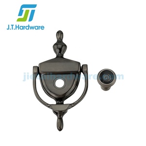 Phụ kiện cửa 200/220 độ solid brass Đen Nickel 2-in-1door <span class=keywords><strong>Viewer</strong></span> cửa gõ - Product Image 5