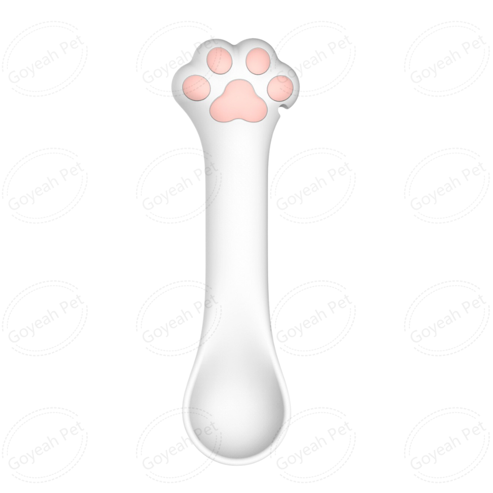 Pet Food Spoon: 13*4cm (White)