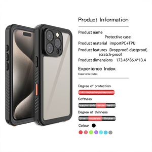 Funda Impermeable y Anticaídas para Teléfono 16 Pro Max, para Buceo y Natación, con Carga Inalámbrica y Cubierta Magnética - Product Image 6