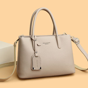 Nouveau sac à main pour femmes en cuir PU de style Preppy de luxe à la mode de bonne qualité sac fourre-tout à bandoulière Portable pour dames et filles - Product Image 6