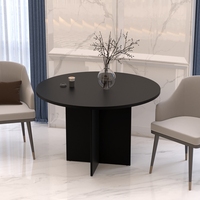 Table basse nordique design, luxe moderne, en bois noir, écologique, multifonctionnelle, combinaison de tables pour le salon
