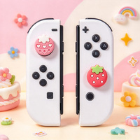 Penutup Pegangan Jempol Ergonomis Anti-Selip dari Silikon Lembut untuk Pengontrol Game & Joystick-Nirkabel/Berkabel Bersertifikasi CE Cocok untuk Semua
