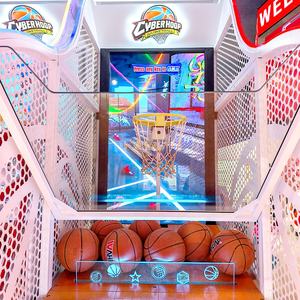 Machine de jeu de basket-ball d'arcade d'intérieur avec écran LCD vertical de 65 pouces, construction métallique, langue anglaise - Product Image 4