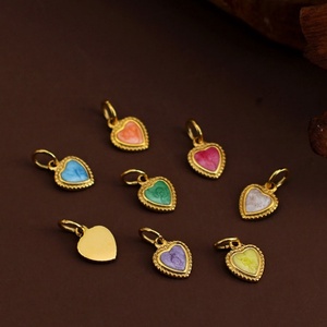 Nuevo Diseño al por Mayor, Accesorios de Corazón de Acero Inoxidable de Lujo que No se Deslustran, Dijes DIY para Fabricación de Joyas - Product Image 2