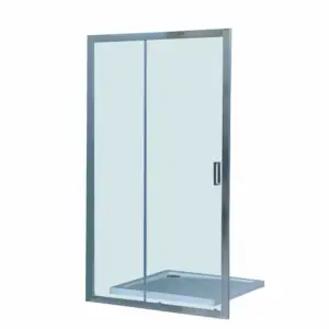 Tempered glass corner shower cabins and price waterproof shower room white walk-in shower room