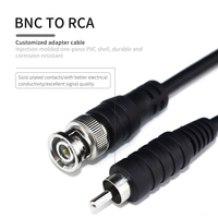 Haute Qualité BNC Mâle à RCA Mâle Caméra De Sécurité Coaxial Composite Connecteur Jack Convertisseur Adaptateur Audio Jumper Câble Noir 1M
