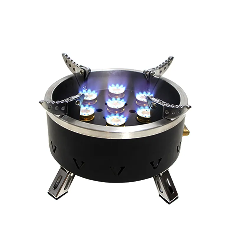 Duurzaam Opvouwbaar Draagbaar Outdoor Gasfornuis Speciaal Voor Kamperen Koken 7000x