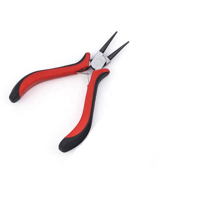 YTH Home DIY Jewelry making Mini Pliers Tools Long Round Bent Nose Diagonal side cutting pliers