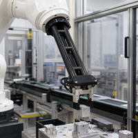 Brazo de Soporte Robótico de Fibra de Carbono 3K Hecho a Medida, Soporte Ligero para Efector Final de Robot Industrial