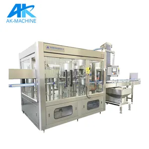 AK MACHINE CGF 14-12-5 Long Service Life Automatic Pure Mineral Water Plastic Bottle Washing Filling Capping Producing Machine