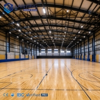 Centre sportif polyvalent de grande envergure en structure métallique préfabriquée moderne pour gymnase et compétitions intérieures