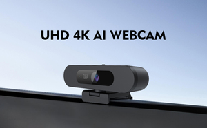 Cámara Web 4K HD con IA para Laptop, Cámara de Videoconferencia con Ajuste Automático y Micrófono - Product Image 3