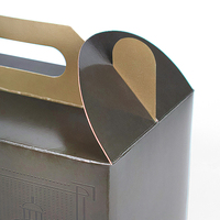Boîte d'emballage de restauration rapide biodégradable ZJPACK pour frites Burger pépites de poulet frit pour l'impression en relief des aliments à emporter