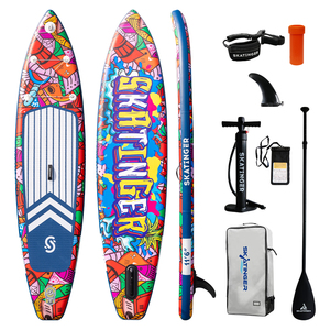 Skatinger Drop Stitch Touring <span class=keywords><strong>sup</strong></span> bảng Inflatable đứng lên mái chèo padel Hội Đồng Quản trị paddleboard ván lướt sóng waterplay lướt supboard - Product Image 1