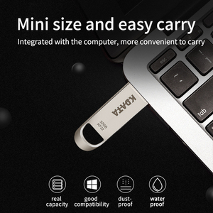 Clé USB Kdata Hot Mini en métal avec logo personnalisé, interface USB 2.0, 16G 32G 64G, disque mémoire, cadeau, clé USB personnalisée - Product Image 5