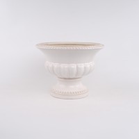 Vente chaude rétro européen romain grec Style céramique trophée court planteur pour intérieur extérieur jardin décor pour Chlorophytum