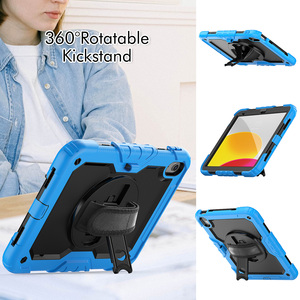 Funda protectora de pantalla resistente para <span class=keywords><strong>iPad</strong></span> de 10. ª generación de 10,9 pulgadas, cinturón de hombro con soporte giratorio integrado 360 - Product Image 3