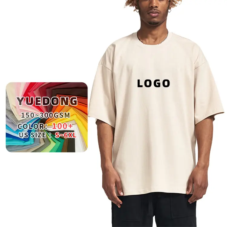 Camiseta de algodón Vintage para hombre, ropa de calle con estampado de farol Dtg de alta calidad, Heavyweight, personalizada, de gran tamaño