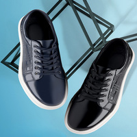 Nouvelles Chaussures de Marche Tendance 2026 OEM en Cuir PU à Semelle Épaisse, Résistantes à l'Usure, à Bout Rond, pour l'Été, à Lacets, Style Sportif et Professionnel