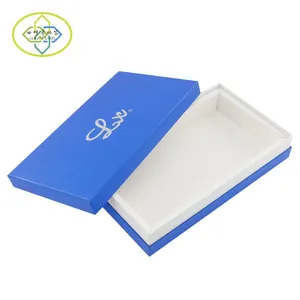 Wholesale printed companion hand gift box blue heaven and earth cover box
